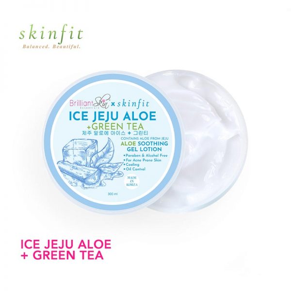Brilliant Skin Essentials Skinfit Ice Jeju Aloe + Green Tea Made in Korea