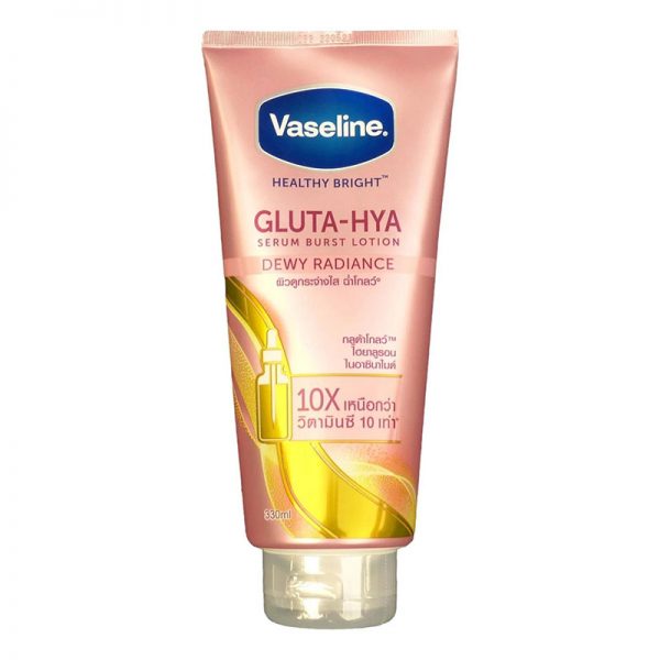Vaseline Healthy Bright Gluta-Hya Serum Burst Lotion Dewy Radiance 330ml